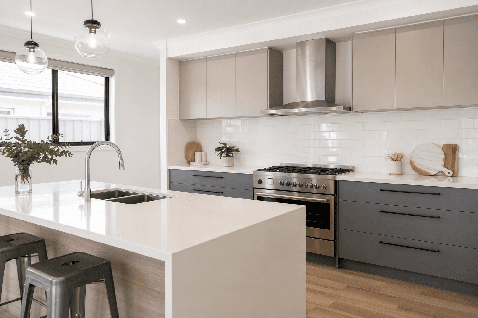A spotless kitchen cleaned by the Tenanclean team in London